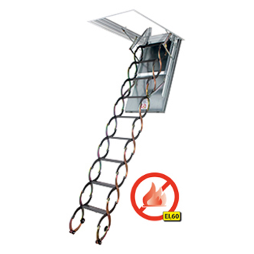 CAD Drawings FAKRO America LSF Metal Scissor Attic Ladder